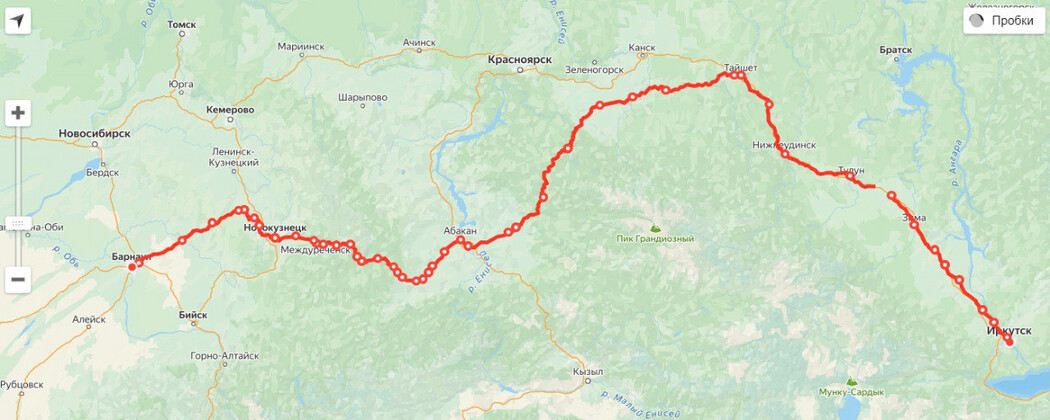 От Барнаула к Байкалу запустили первый прямой поезд